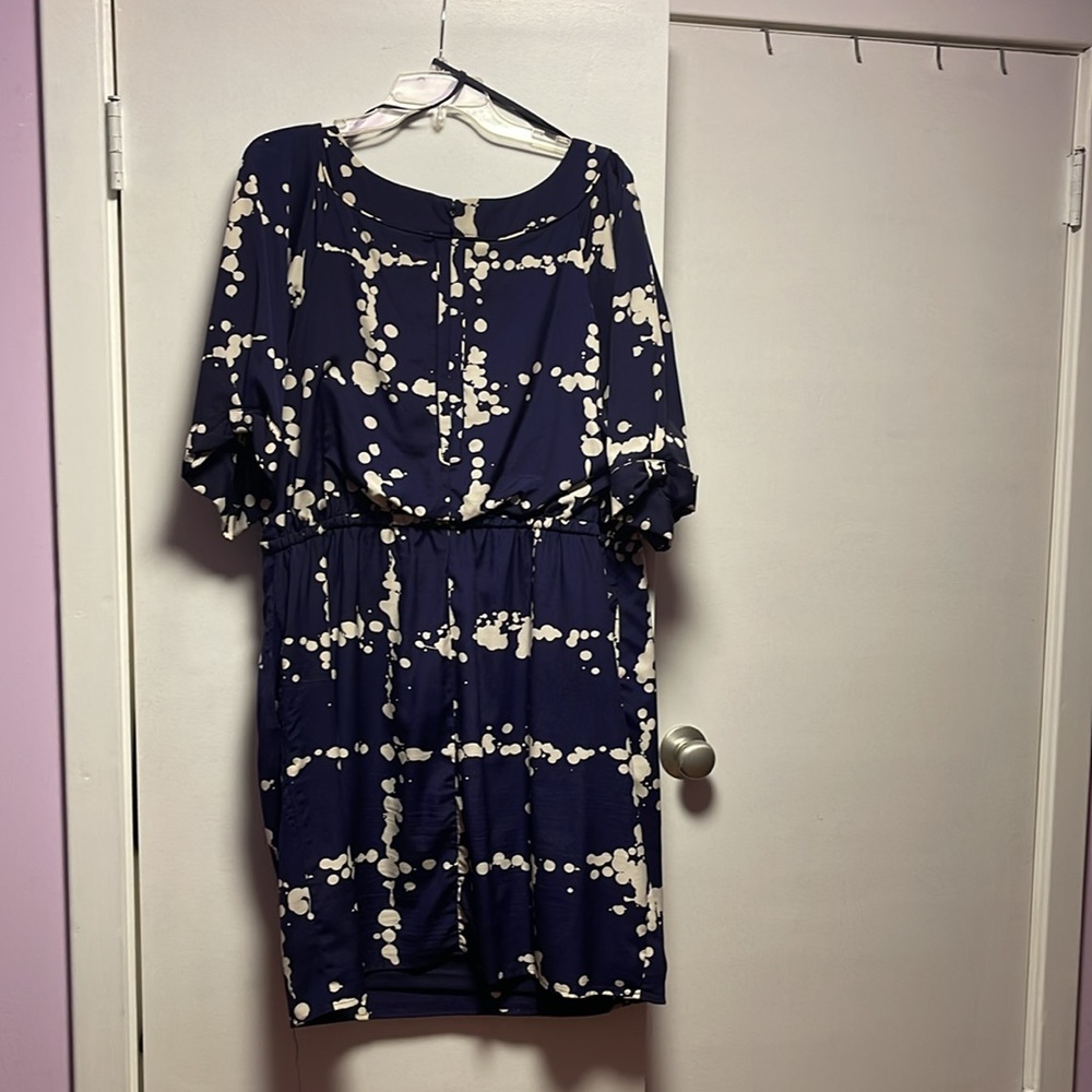 Jessica Simpson Navy Dress Size 18W - Picture 8 of 10
